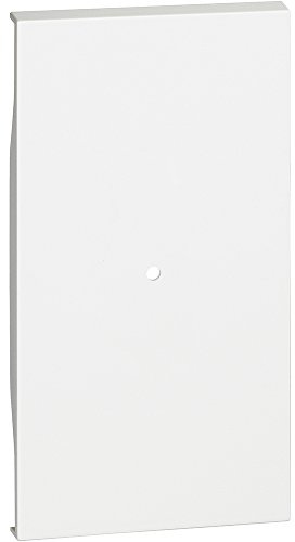 Bticino KW30M2 Cover Living Now da Applicare su Gateway Bticino (K4500C), 2 Moduli, Colore Bianco