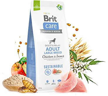 BRIT Care Dog Sustainable Adult Large Breed Chicken & Insect - dry dog food - 12 kg