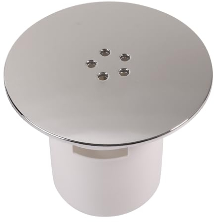 Newwyt Copertura di Scarico per Doccia, Cromata, Plastica, Argento