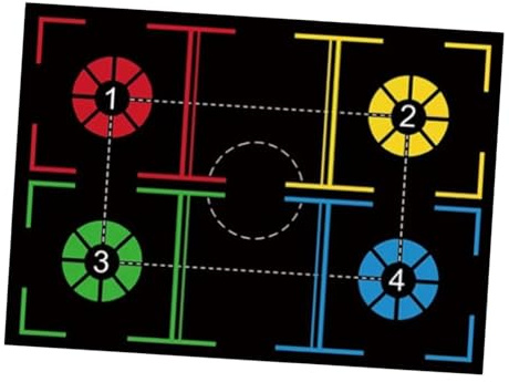 Oshhni Tapis de Basket-Ball pour Entraînement, Outil de Pratique, Amélioration de L'Agilité, Style D