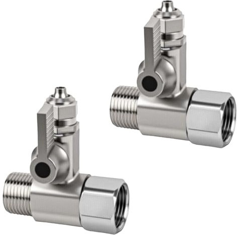 Wilsonzin 2 Piezas Distribuidor de Conexión de Agua para Manguera de Jardín Adaptador de Conexión de Agua T Pieza 3/8 X 3/8 X 1/4 para Frigoríficos Filtros de Agua Sistemas de Penetración Cafeteras