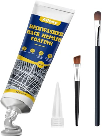Spülmaschinenkorb Rost Reparatur, Geschirrspüler-Korb Reparatur Gummi, Grau | Rostschreck, Hochtemperaturbeständig, Wasserdichte Dichtung, Spülmaschinenkorb Reparatur, Elastische Schutzschicht, 30ML