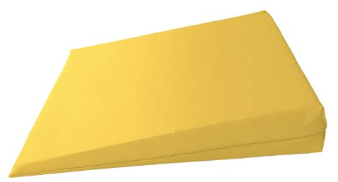 Sani-Alt Keilkissen Kissen Sitzkissen Sitzkeilkissen Sitzkissen Sitzkeil mit 100% Baumwollbezug! *Top-Qualität zum Top-Preis* (gelb)