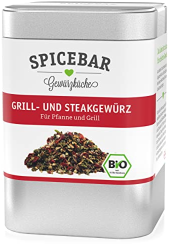 Spicebar Grill-Gewürz und Steak-Gewürz in Premium Bio Qualität (1 x70g)