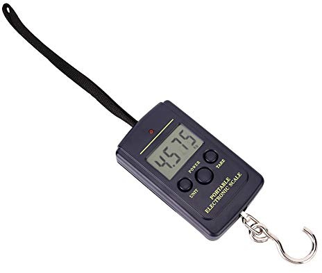 Bilancia da Appendere Digitale Bilancia Pesapersone Portatile Multifunzionale Bilance da Cucina Elettroniche Misurazioni Accurate Caccia Peso Cucina, 40Kg-10g