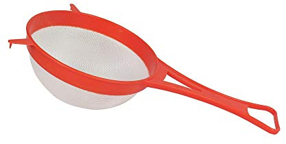 Tredoni Tamiz Colador Malla de Nailon Fino 15cm - Cedazo Harina de Plástico, Esparcidor de Polvo de Canela/Azúcar (15 cm)