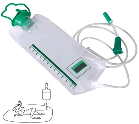Reise-Irrigator Komplett, Einlaufbecher, Darmreinigung Intimdusche, Einlauf Set Zur Darmreinigung, Premium Einlauf-Set, Klistier Set In,Klistier-Einlauf für Darmreinigungskur, Einlaufgerät