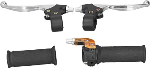 OUKENS Set leve freno frizione, moto universali 22mm Sinistra Destra Twist Manopole Acceleratore Acceleratore Kit per 47cc 49cc 2 Tempi Dirt Bike