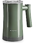Tognana Iridea, montalatte elettrico per cappuccino caldo e freddo, latte caldo e bevanda al cioccolato, plastica termoisolante, verde salvia