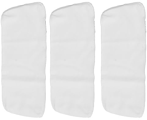 3pcs Organic Cotton Flannel, Castor Oil Pack Wrap Reusable Flannel Cloth Castor Oil Compress Wrap for Liver Detox, Fibroids, Thyroid, Constipation, Inflammation for Back Joints