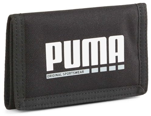 Puma Puma Unisex-Erwachsene Plus Wallet Brieftasche, Puma Black, Einheitsgröße, Puma Black, Tek Beden, Casual