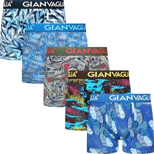 BestSale247 Boxershorts för män, 3-pack, 5-pack, underkläder, kalsonger, retroshorts för män, av supermjuk bomull, L