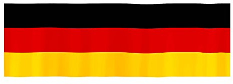 Taffstyle Deutsche Fahne Balkonumrandung mit 6 Metallösen Ösen Deutschlandfahne EM WM Fanartikel Land Flagge Basketball Handball Fussball Hissflagge Balkon XXL Deutschland Balkonfahne 300cm x 90cm