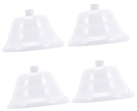 Yardenfun 4 Stück Deckenleuchten Abdeckplatte 90mm Weiß Für Kronleuchter Lichtdach Montagebaldachin Pendelleuchtenplatte Innenbeleuchtung Wohnzimmer Restaurant