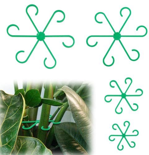 Moguri Set di 4 supporti per piante rampicanti, clip per piante e piante riutilizzabili, per ortensie, piante verdi