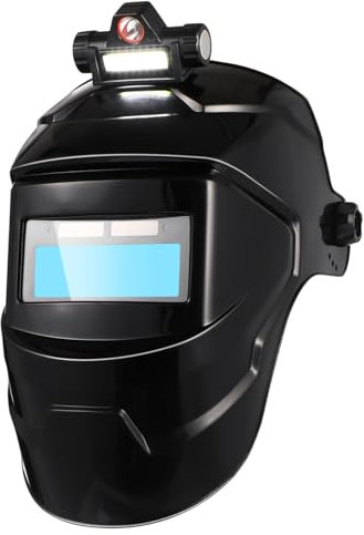 Cabilock Maschera Per Saldatura Ad Energia Solare Casco Montato Sulla Testa Per Saldatore Effetto Di Ombreggiatura Adatto Per Saldature Ad Arco Indoor e Outdoor