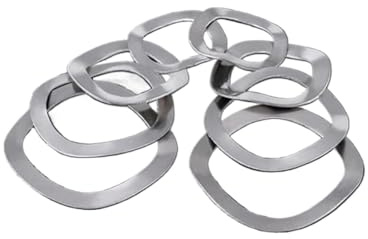 Rondelle ondulée, Rondelle ondulée à ressort, Lot de 10 rondelles à ressort ondulées en acier inoxydable 304, M3-M41, 3 pièces(M3x6x0.3)