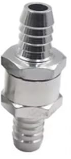ZHAUPMCB Válvulas de Escape Válvula de Escape eléctrica Válvula de retención unidireccional de Aluminio para Combustible de Coche, para Gasolina y diésel, antirretorno, para Coche y Barco.(1PC 12mm)