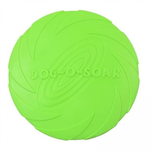 Baoblaze 2X Volador de Perro-para Perros -Juguetes de Goma Suave para Entrenar-platillo Volador Resistente para Mascotas-Juguete Volador Ligero E - 18cm