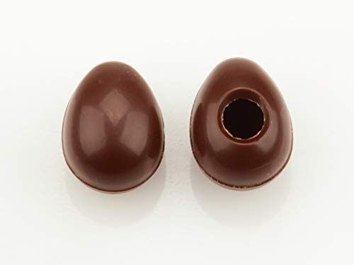 1 Folie Hohlkörper Mini-Eier Zartbitter