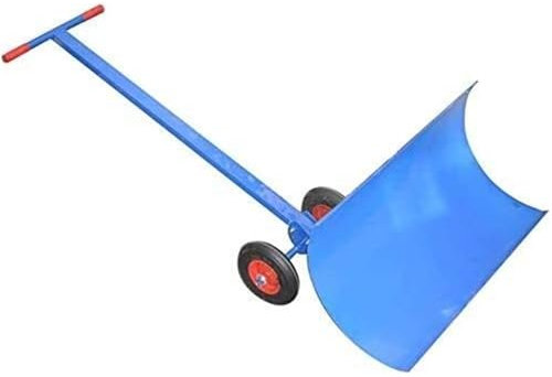 Palas quitanieves con Ruedas | Empujador Manual con Ruedas y Mango de Altura Ajustable para una remoción eficiente de Nieve