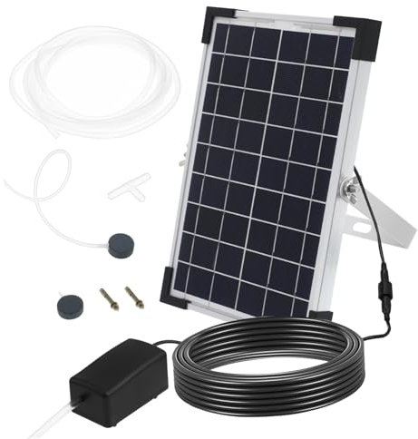 Hohopeti Solarbetriebene Aquarium Luftpumpe Hochleistungs Fischteiche Und Aquarien Einfach Zu Bedienen Langlebig Und Effizient Mit Mehreren Arbeitsmodi