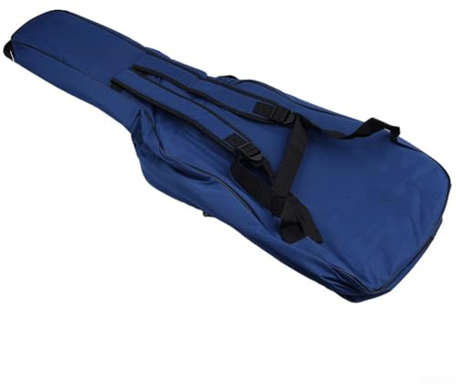 Wasserdichte Gitarren-Aufbewahrungstasche, 104 cm, faltbare Gitarrentasche, stabile Gitarrentasche mit wasserabweisendem Stoff, für 40/41 Akustikgitarren (blau), blau
