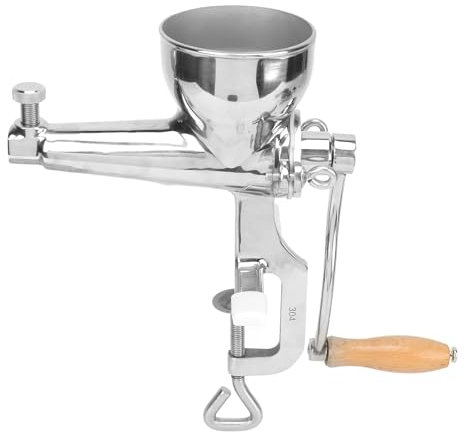 Stainless Steel Wheatgrass Juicer Manual Hand Operated Extractor for Wheatgrass Ginger Pomegranate with Easy Spiral Axis