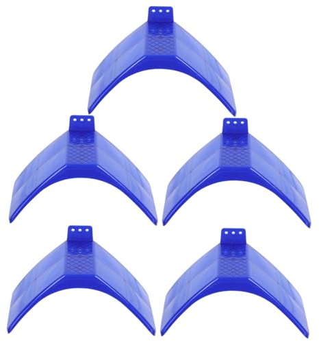 iplusmile Lot de 5 Perchoirs à Pigeons en PP Bleu Réutilisables pour Oiseaux, Support Extérieur Offrant Un Espace Surélevé pour Se Reposer et Jouer