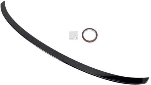 Areyourshop Gloss Black Rear Boot Spoiler für BMW 4 Series G26 Gran Coupe 21-25 Original Factory MP Style ABS Plastic Self-Adhesive Rear Spoiler für 430i M440i i4 eDrive xDrive 4 Door Fastback