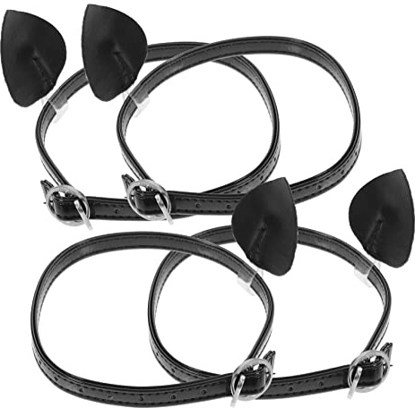 TOVINANNA Cinturini Per Tacchi Alti Regolabili in Fascia Morbida Per Tallone, Set Da 4 Pezzi Per Uso Quotidiano e Scarpe Da Donna Senza Cinturino, Accessori Pratici e Decorativi Per Tacchi