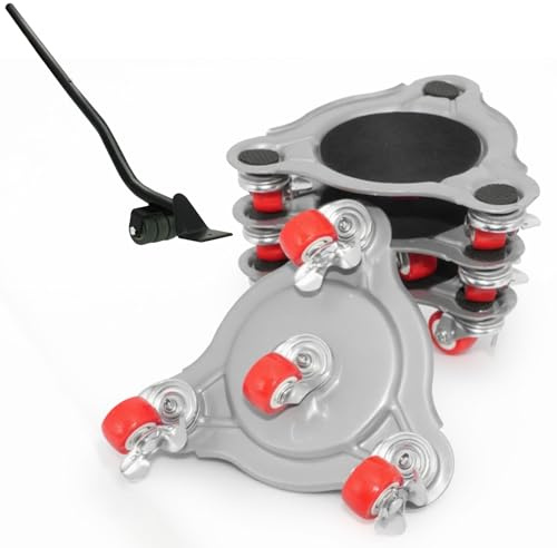 Sudnsadaks Ruedas para Mover Muebles, Elevadores Muebles, Ruedas Giratorias 360 Grados Ruedas Mover Pesados, Sistema de Deslizamiento con Elevador Carga, Levantar con Rodillo Gato