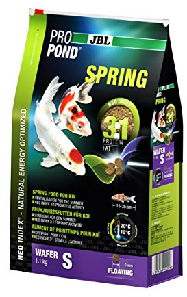 JBL Comida Primavera para Kois, Pastillas de Alimentos Flotantes, Comida de Temporada, ProPond Spring, Tamaño: S, 1,1 kg