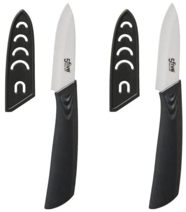 5 five simply smart 5five - 2 cuchillos zirco 7.7cm hoja cerámica