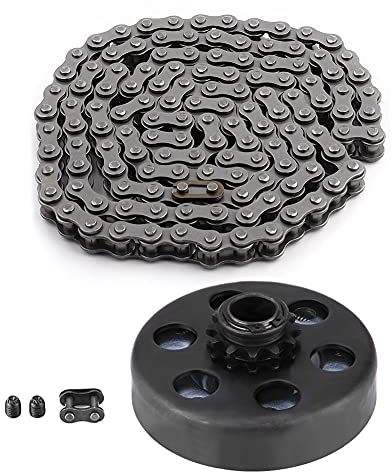 Akozon Embrague centrífugo, Embrague Go Kart de 3/4 de diámetro, 10 Dientes para Cadena # 40/41/420, se Adapta a Mini Bicicleta, Go Kart, 212, cortacésped y Motor GC GX