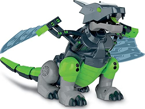 Clementoni Galileo Robotics – Mecha Dragon, Drachen-Roboter Modellbausatz, 3 Motoren, Sensoren & App-Steuerung, elektronisches Spielzeug für Kinder ab 8 Jahren 59215