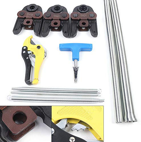 Futchoy Rohrpresszange Werkzeugset Verbundrohr Presszange TH-Kontur mit TH16 TH20 TH26 für PEX-Rohre, Verbundrohr (TH)