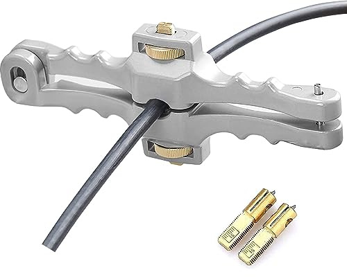 Candeon Kabelabisolierer Abisolierwerkzeug, 10-25mm Gepanzert Kabel Abisolierer Abisoliermesser Für Glasfaserkabel, Längs Und Fenster Abisolierzange Ftth Abisolierzange Mittelspann Kabel Abisolierer