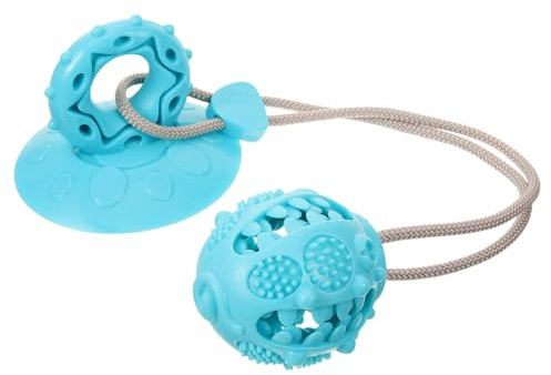 BESPORTBLE Juguete Interactivo para Perros Ventosa y Sonido Chirriante Juguete De Tirar para Mascotas para Entrenamiento y Entretenimiento De Perros y Pequeños