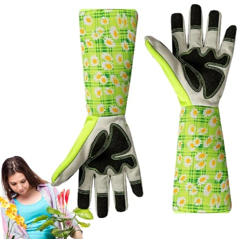 Rosen-Gartenhandschuhe – Dornenfeste Handschuhe, Bauern-Verteidigungshandschuhe | Atmungsaktiver Gartenhandschuh zum Beschneiden von Rosen, schützender Gärtner, Gartenhandschuh zum Beschneiden von Ros