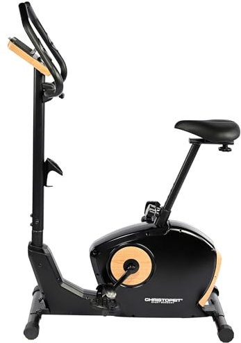Christopeit Ergometer Heimtrainer Fahrrad ET 3.1 – 7 kg Magnet-Bremssystem, 32 Widerstandsstufen, LED Smart-Control & Display, Fitness App-Kompatibel (Kinomap, Zwift), Tiefer Einstieg, SoftFoam-Sattel