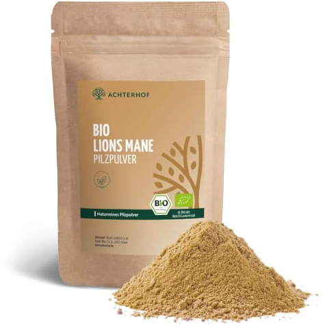 Bio Lions Mane Pilz Pulver 100g | vom Achterhof