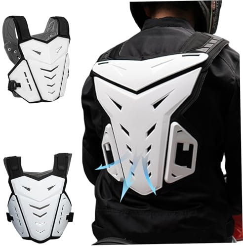 Brustschutz Motocross, Motorradpanzer, atmungsaktive und leichte Motorradwesten für Männer, multidirektional zum Radfahren, Reiten, Outdoor-Sportarten