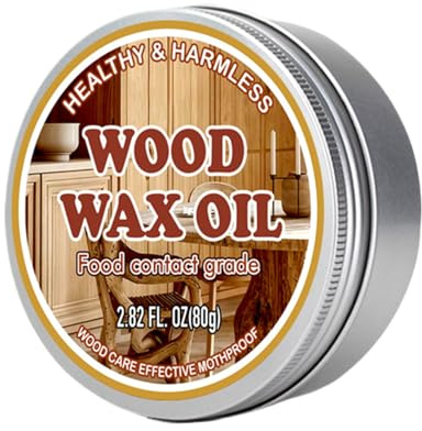 Tabla de cortar cera, acondicionador de tablas de cortar, diseño portátil y ergonómico, evita grietas de 80 g, cera de mantenimiento de bloque de cortar para cajones, armarios, utensilios y muchos más