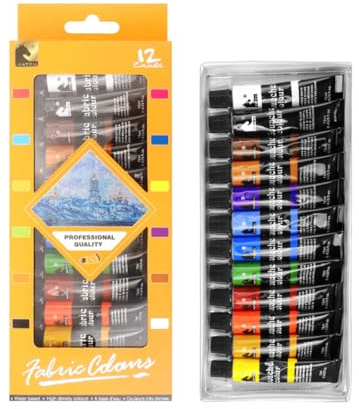 PBAHAUP Pintura Textil Permanente, Personalizar Ropa y Zapatos, Resistente al Lavado y al Agua, Acabado Profesional y Suave al Tacto, Ideal para Camisetas, Vaqueros, Bolsos y Manualidades Creativas