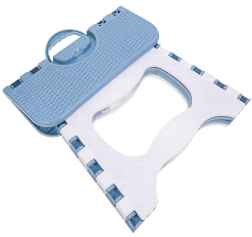 Sewroro Sgabello Pieghevole Portatile Capacità di Carico in Plastica Forte Sedia da Pesca Compatta e Leggera per Adulti, per Giardino e Attività All'aperto
