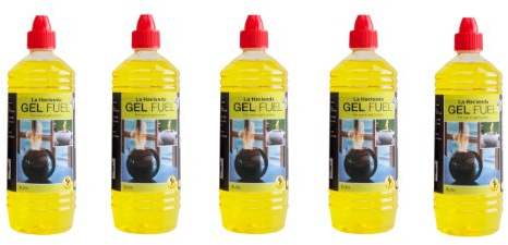 5 liters of high performance fuel gel by Gel + Ethanol Fire-Places