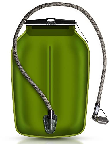 Källvätskeblåsa WLPS låg profil – 3 liter (10 oz) vattenblåsa med stormventil med högt flöde – med alla fördelar med vätsketeknik