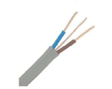 Doncaster Cables Twin & Earth & 3 Core And Earth Cable, 1.5mm², 5 Metres, Grey, Copper, Basec Approved