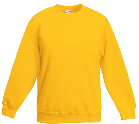 Fruit of the Loom Barn Unisex Premium 70/30 tröja (14-15 Years) (Solros)